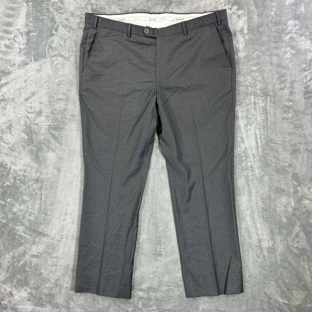 Santorelli Roma Loro Piana Dress Pants Men's Size 42x32 Gray Trousers